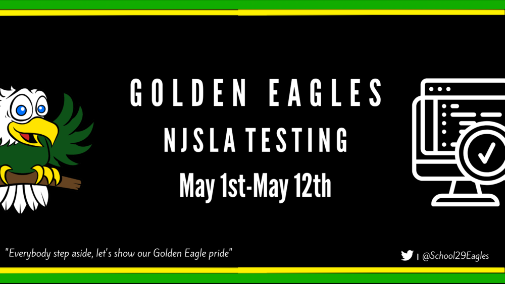 OTR NJSLA Testing Dates Oak Tree Rd School 29