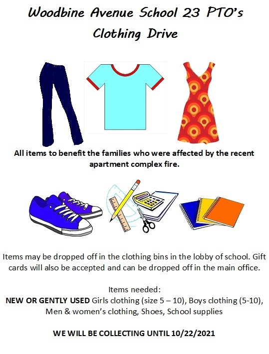 PTO Clothing Drive