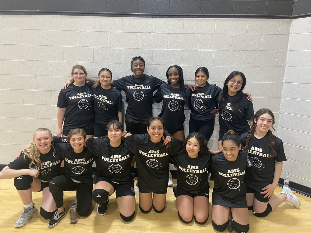 Girls Volleyball recap from 4 27 22 Avenel Middle School