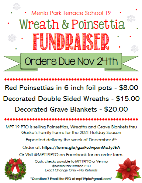 Wreath & Poinsettia Fundraiser