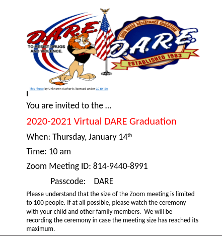 D.A.R.E. Graduation