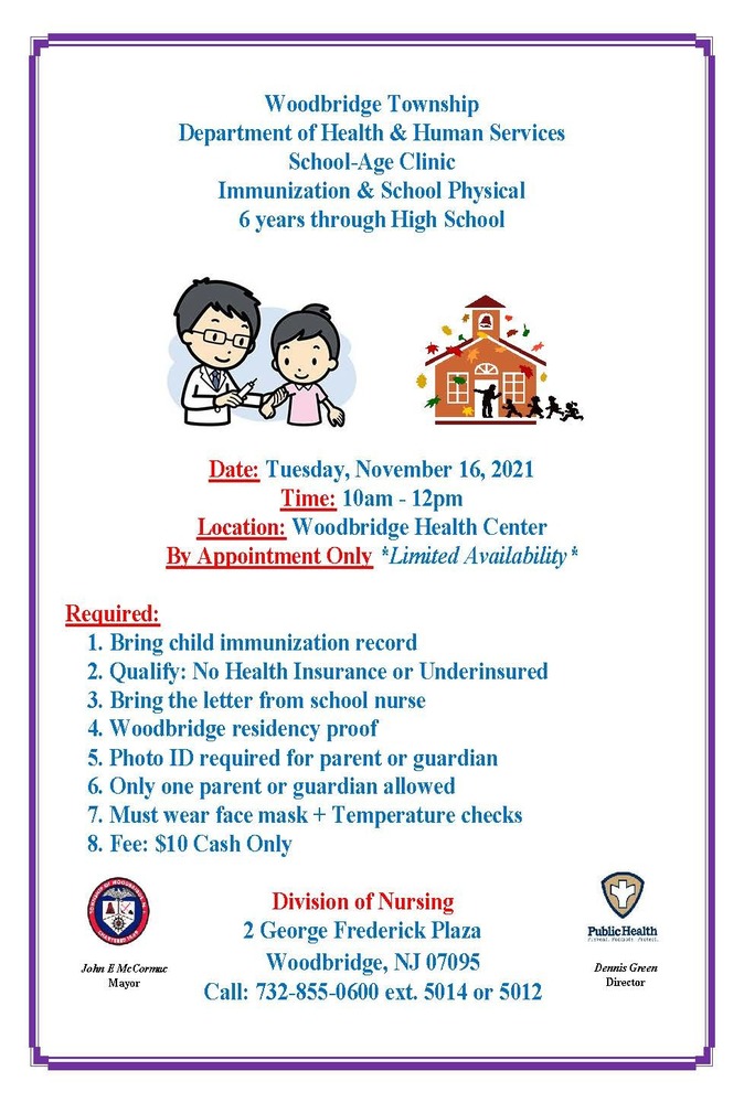 Immunizations and Physicals