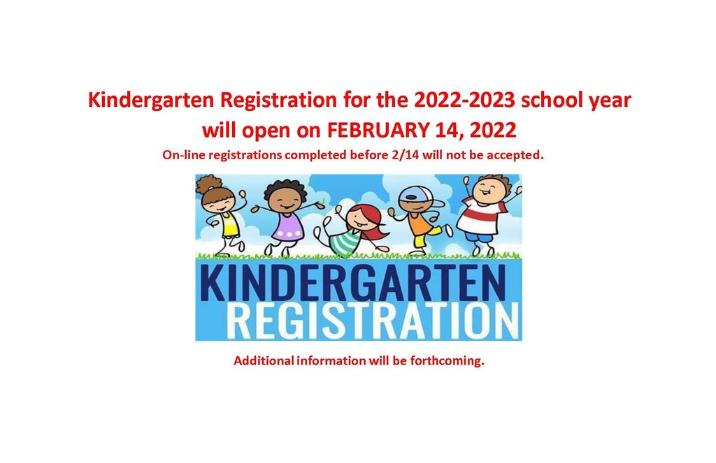 Kindergarten Registrtation 2022-2023